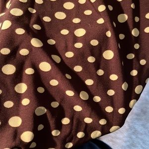Women’s polkadot Jones wear a dress size 16